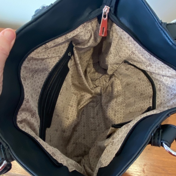 Vintage Black KGB 90's Bag - Picture 8 of 9